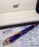 Fake Montblanc Starwalker Bright Blue Rollerball Pen Rose Gold Clip (4)_th.jpg